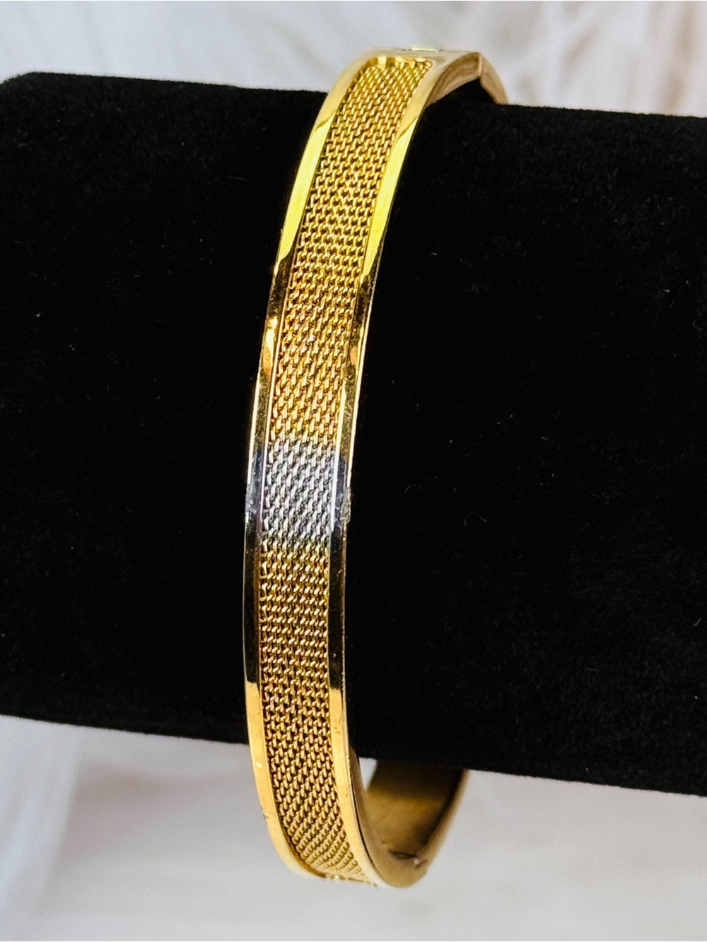 Vintage Goldtone and Silvertone Bangle Bracelet